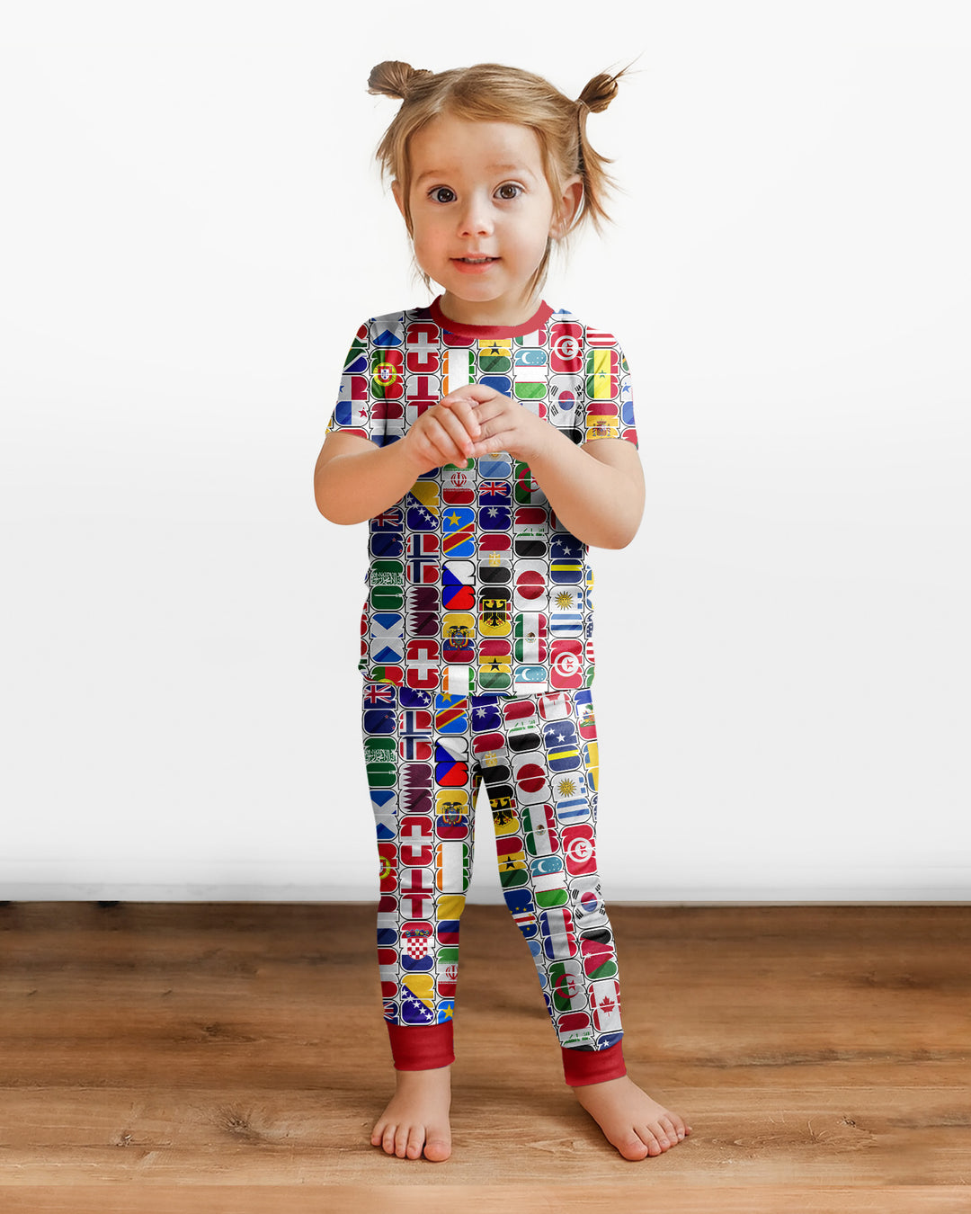We Are 26 Family Matching Bamboo Two Piece Short Sleeve Pajama Set
