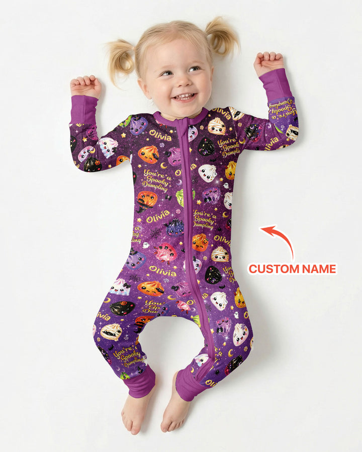 Custom Name You're A Spooky Dumpling Bamboo Convertible Zippy