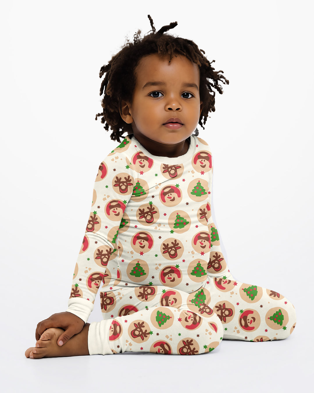 Template Bamboo Two Piece Long Sleeve Pyjamas Set