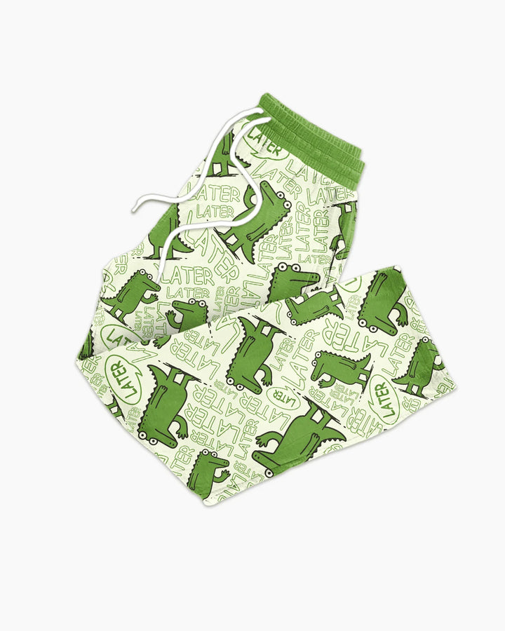 See you later, alligator! Bamboo Men's Pajama Set
