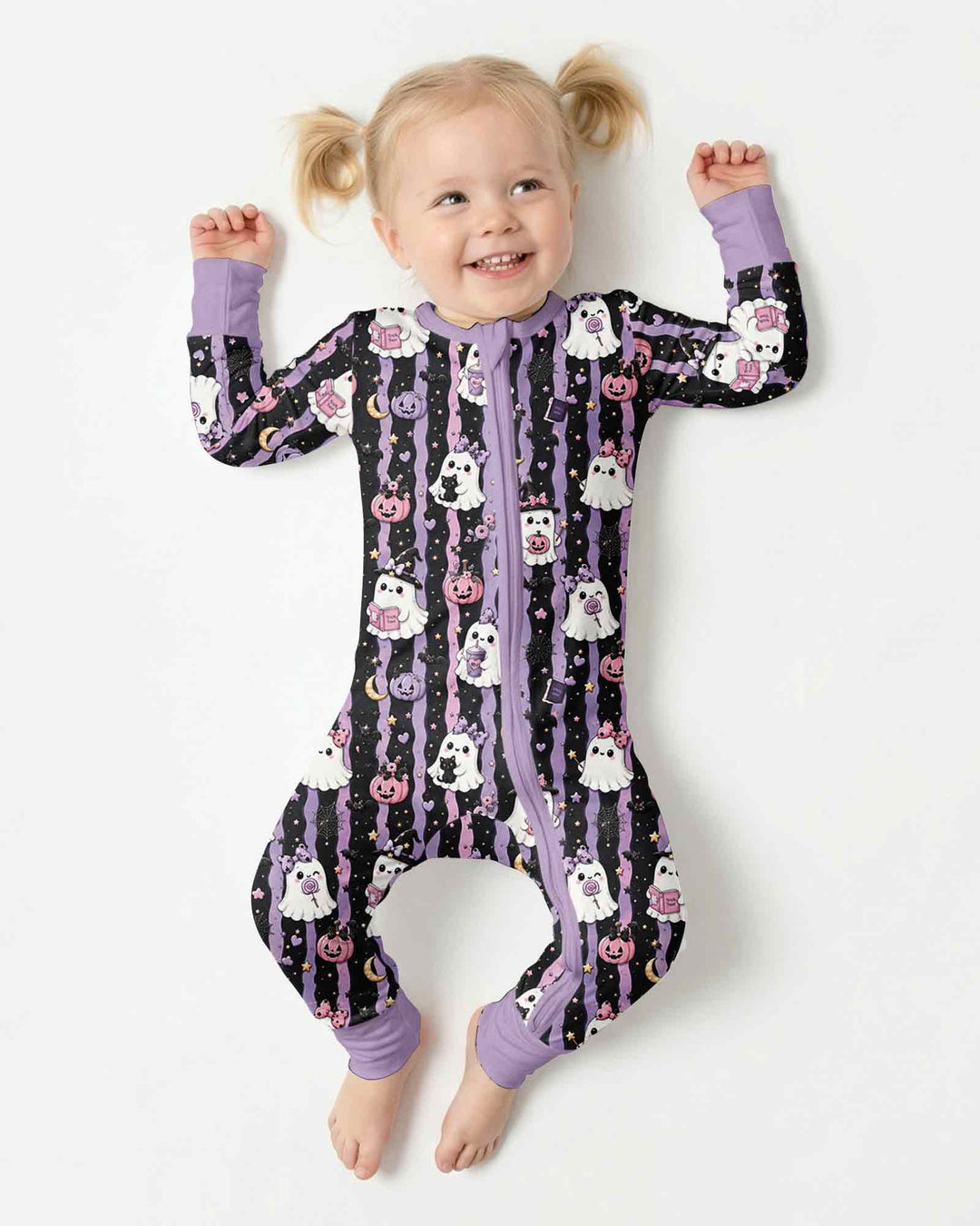 Cute Ghost Halloween Bamboo Convertible Zippy