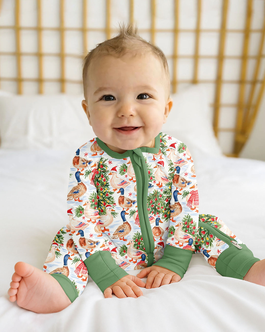 Christmas and Duck Bamboo Convertible Zippy