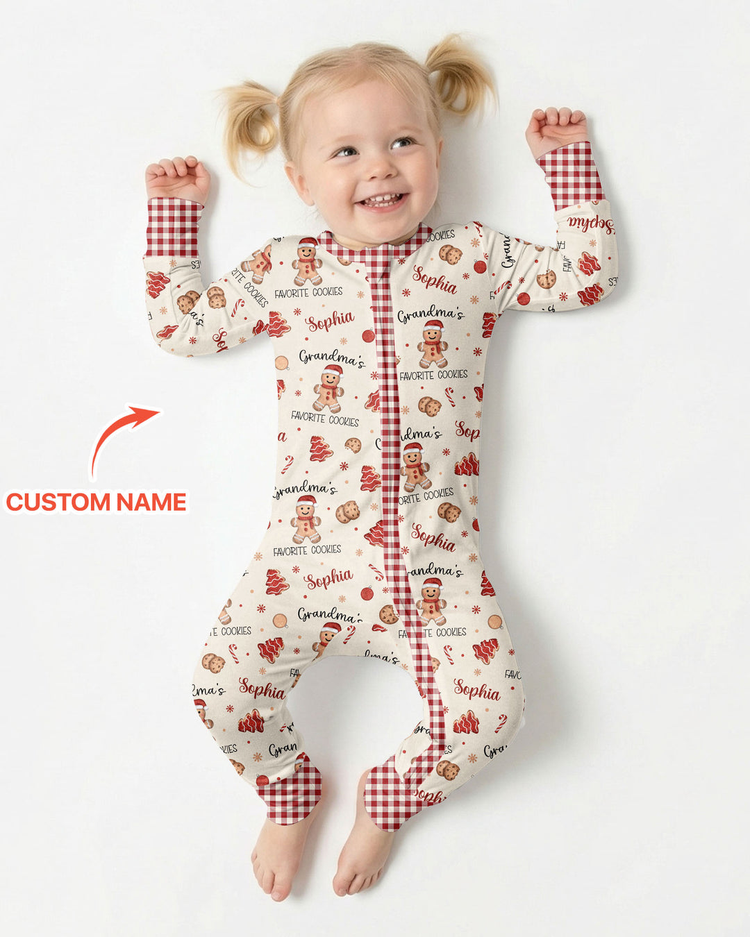 Custom Name Grandma’s Favorite Cookies Bamboo Convertible Zippy