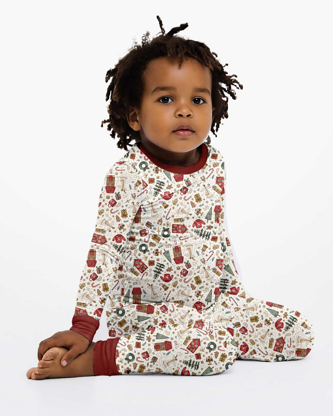 Magical Christmas Story Bamboo Two Piece Long Sleeve Pajama Set
