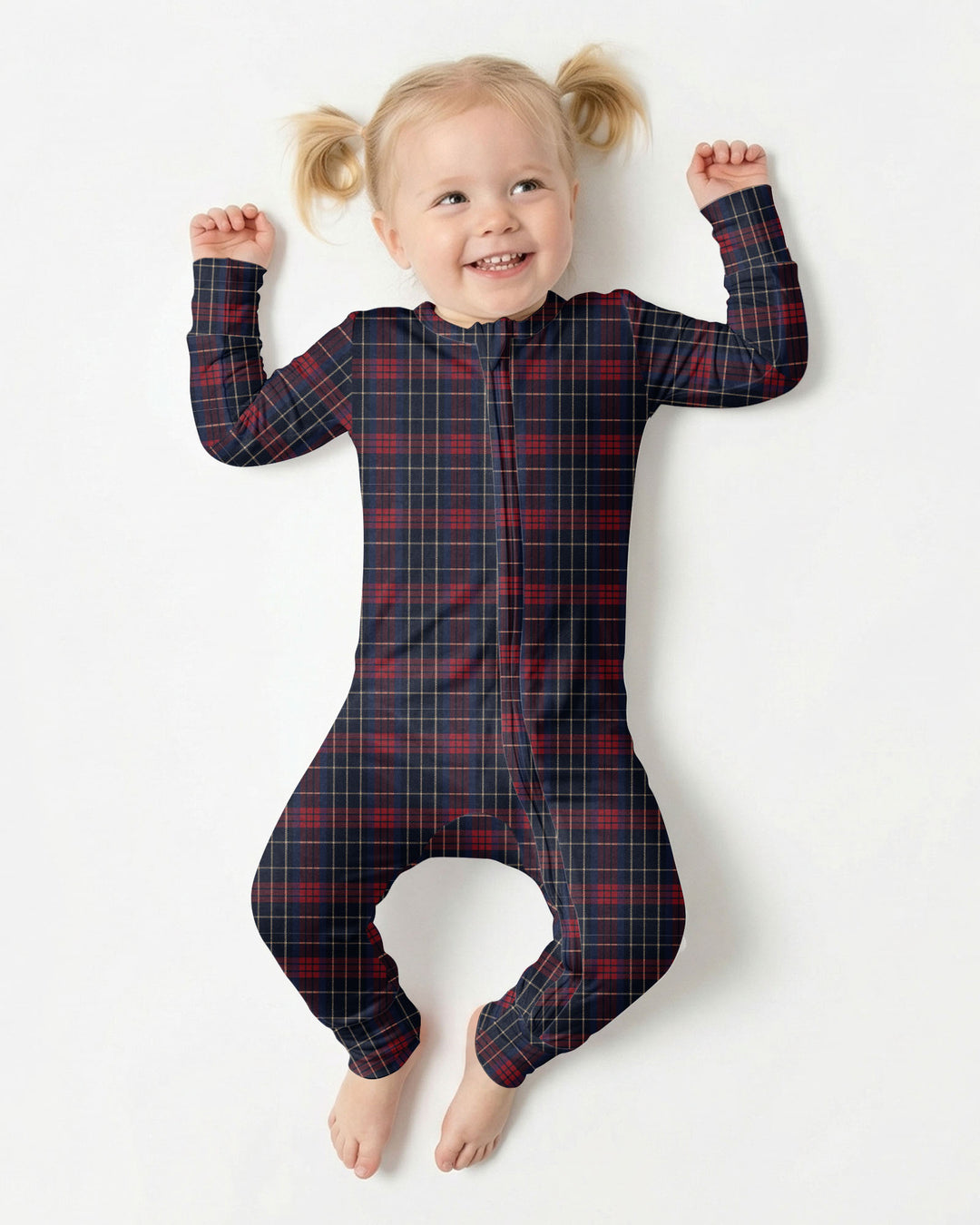 North Pole Plaid Bamboo Convertible Zippy