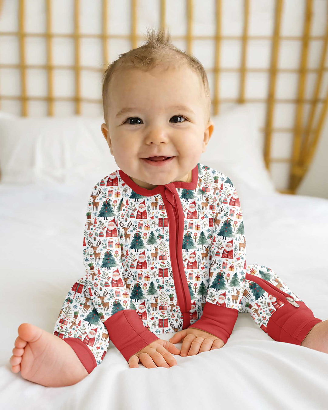 Christmas Tree Santa Bamboo Convertible Zippy