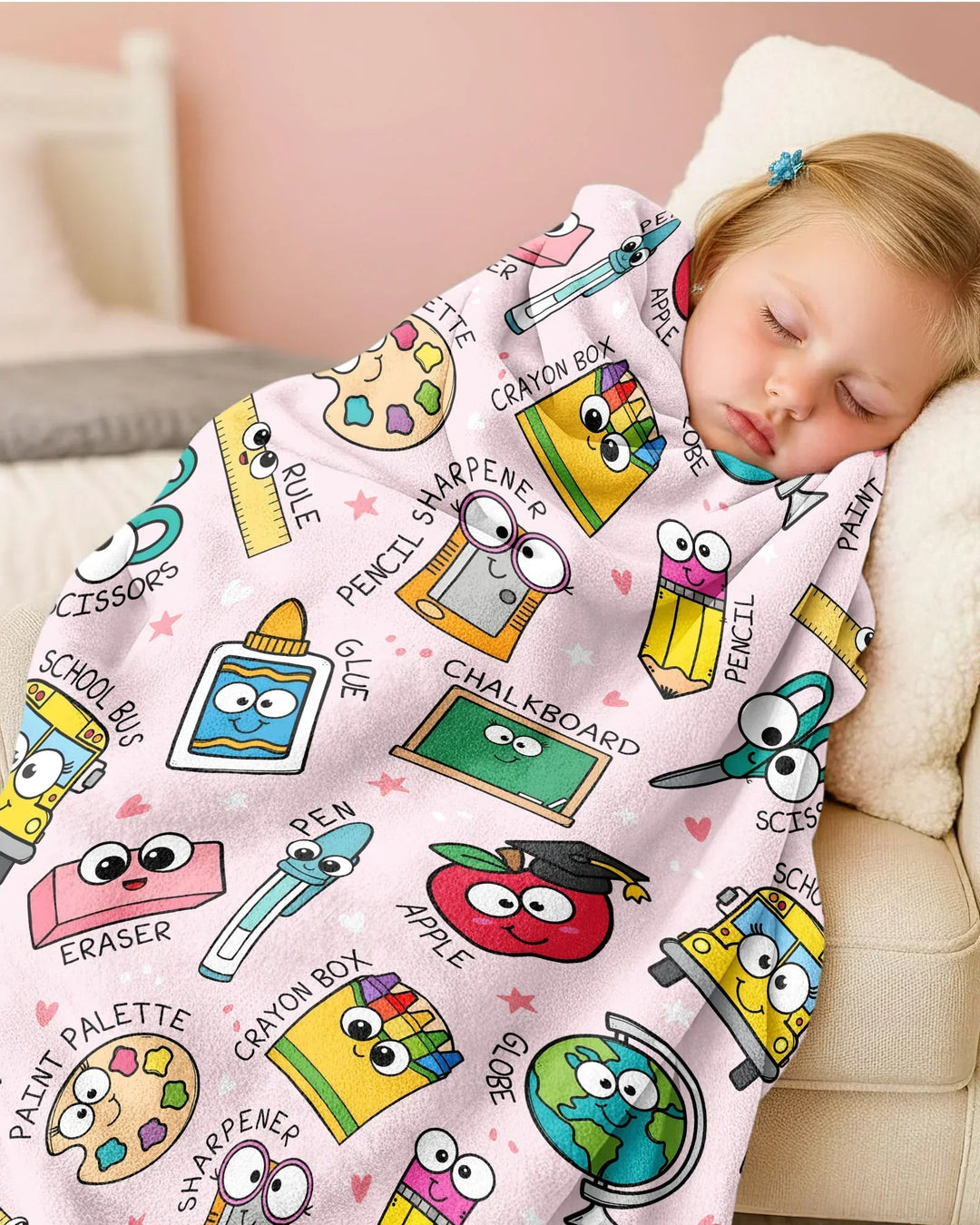 Happy School Pals Bamboo Blanket