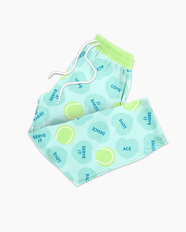 Tennis with Love Bamboo Men's Pajama Set