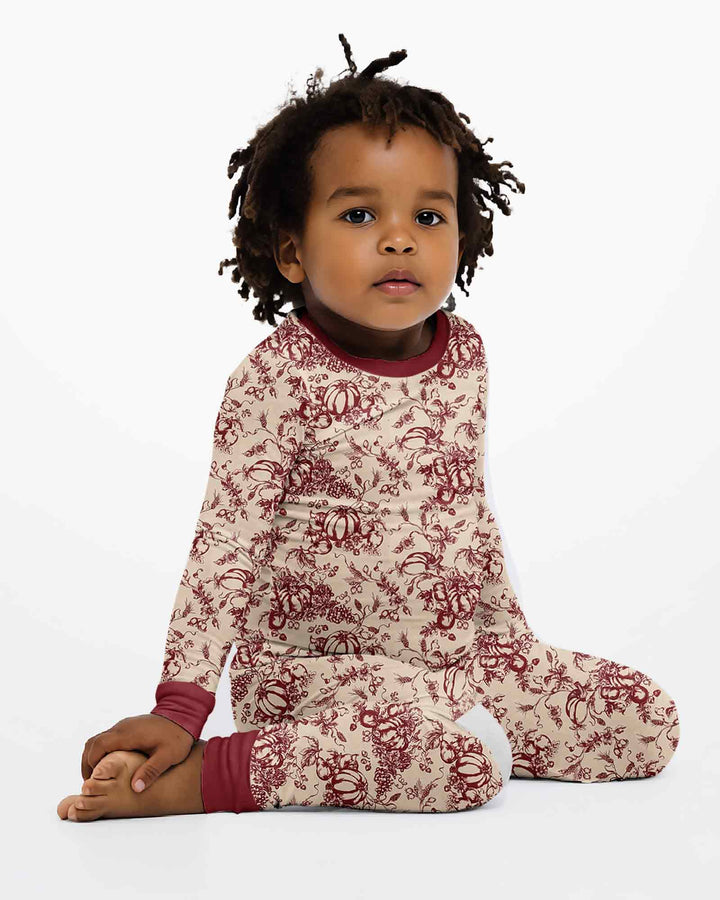 Template Bamboo Two Piece Long Sleeve Pyjamas Set
