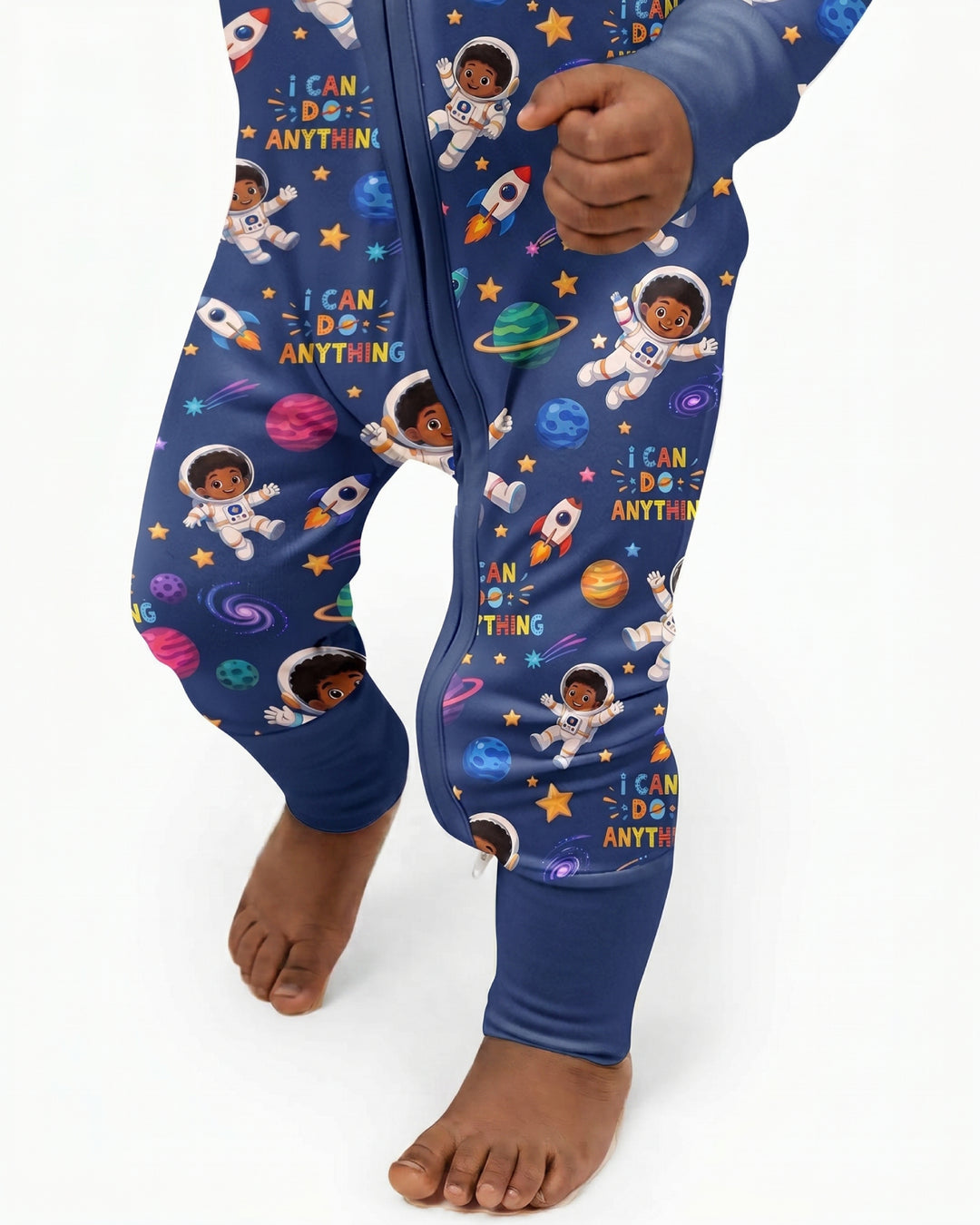 Black Astronaut I Can Do Anything Bamboo Convertible Zippy