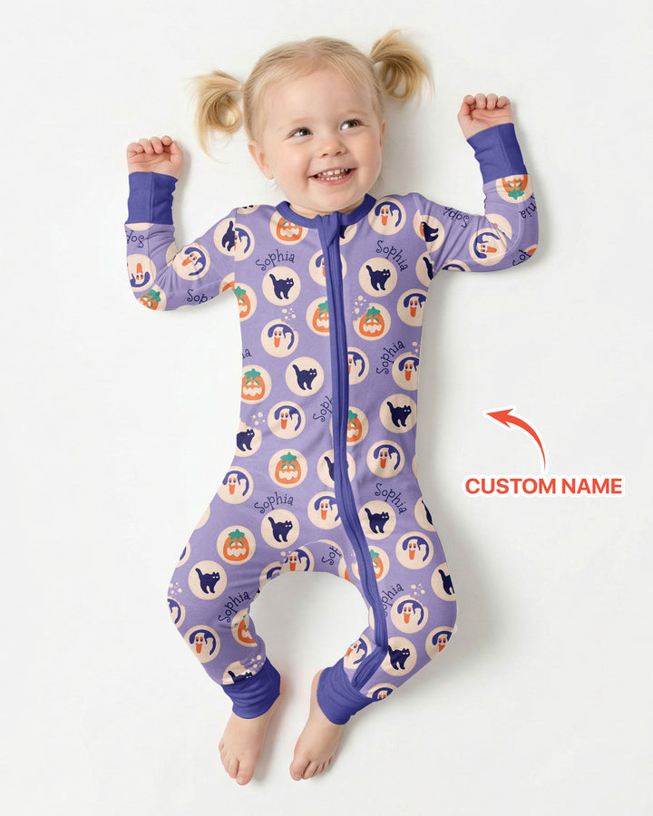 Boo Crew Custom Name Bamboo Convertible Zippy