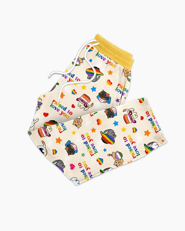 Rainbow Paws Family Matching Bamboo Men's Pajama Set