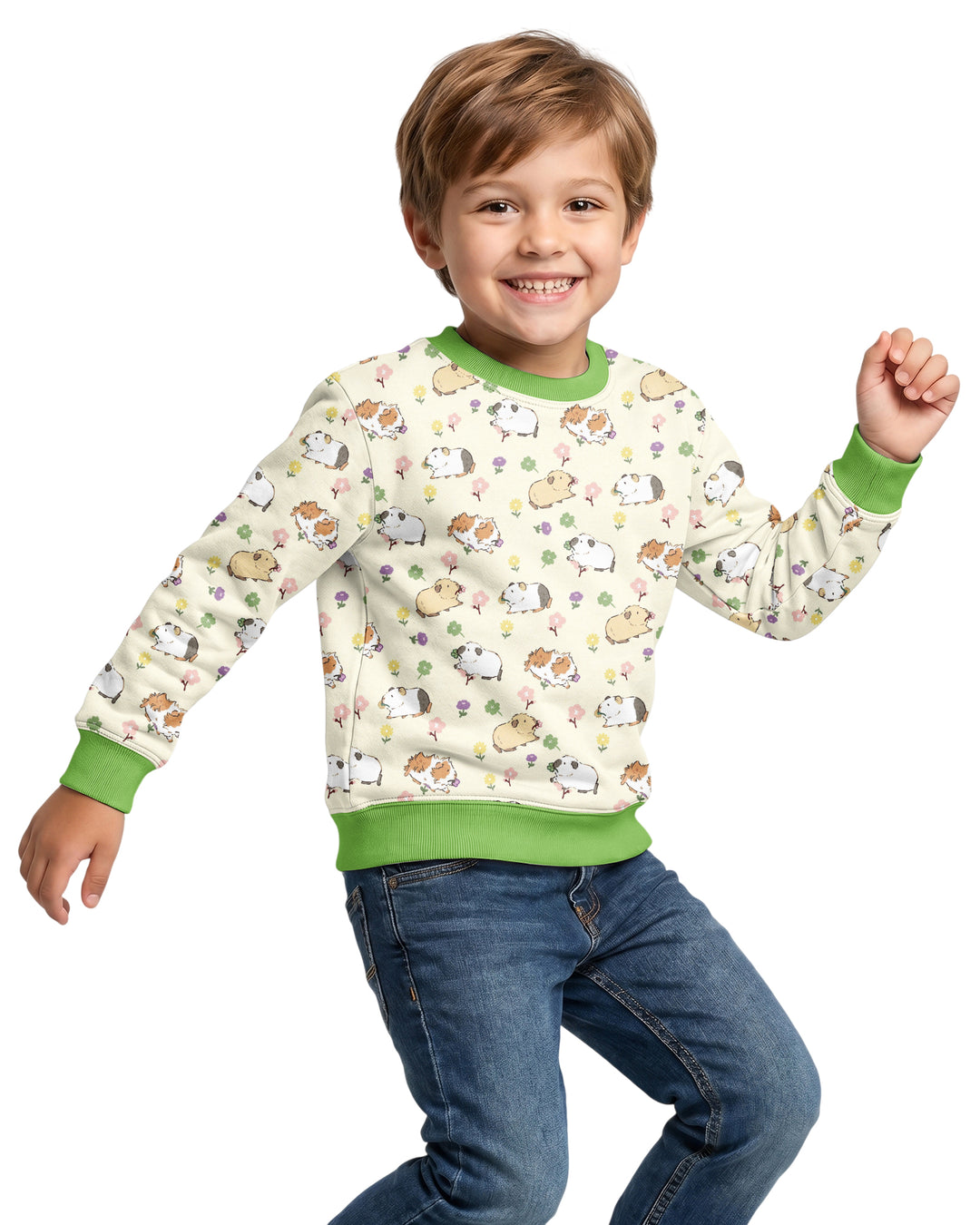 Guinea Pig Garden Bamboo Crewneck Sweatshirt