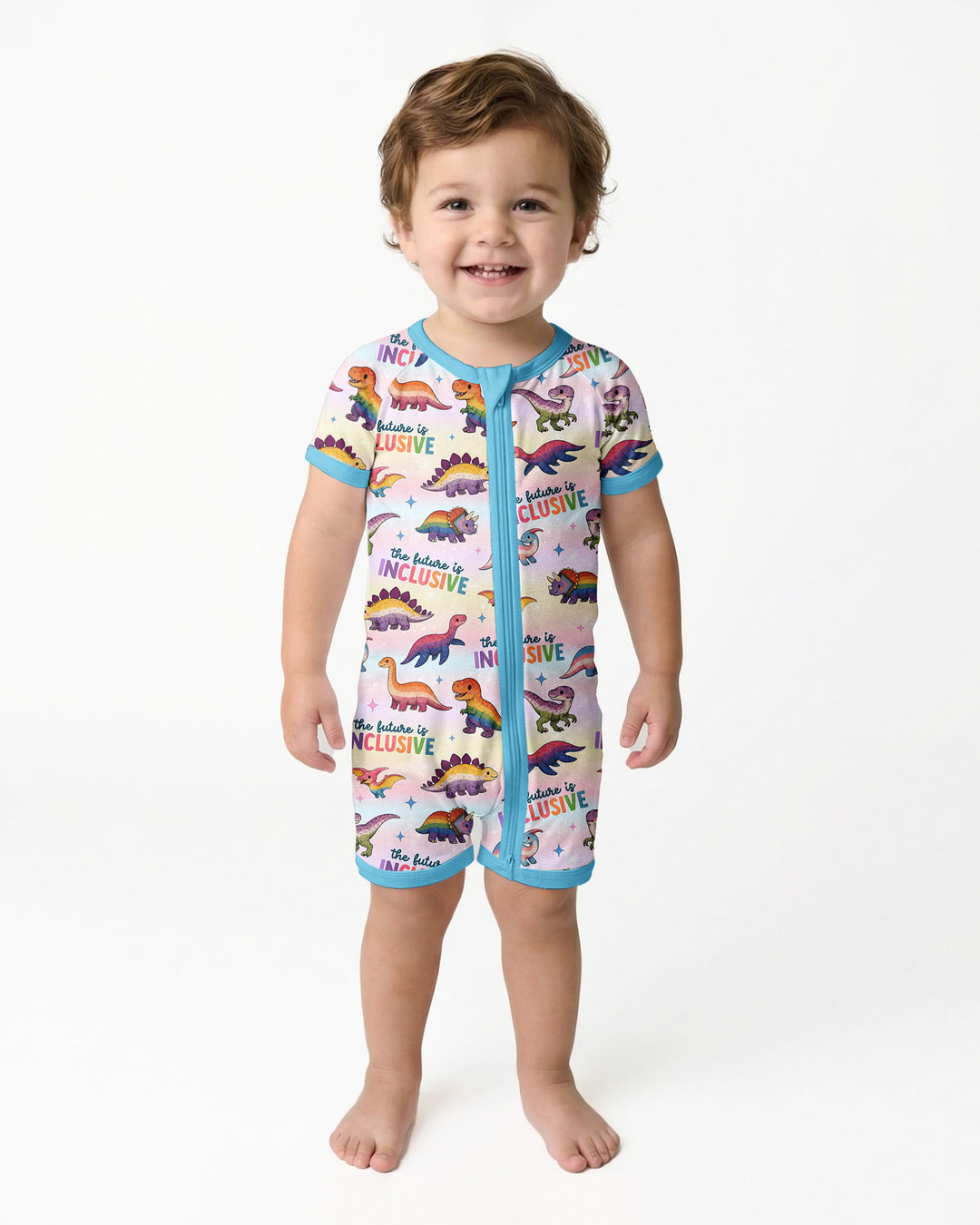 The Future is Inclusive Bamboo Shorty Zippy