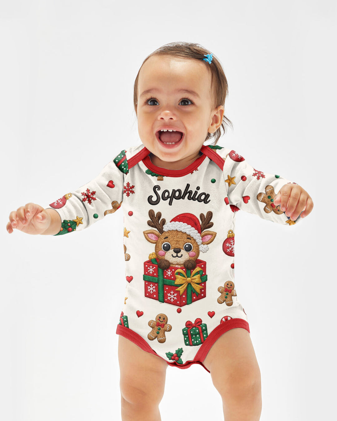 Little Reindeer Surprise Bamboo Bodysuit