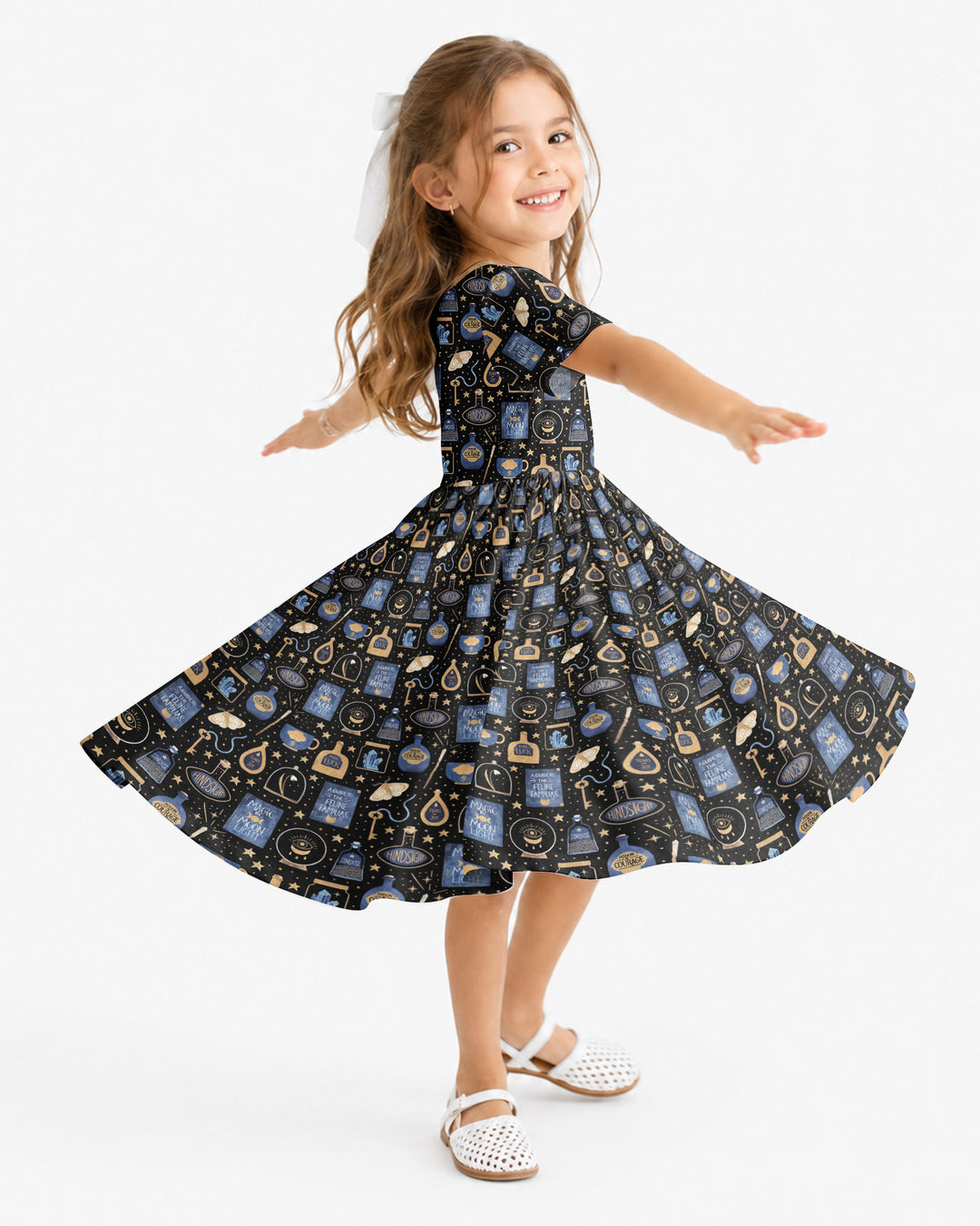 Good Witch Spell books and Potions Bamboo Twirl Dress