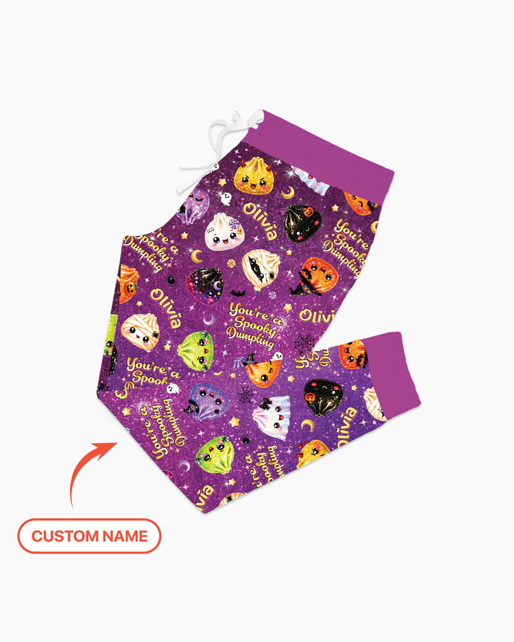 Custom Name You're A Spooky Dumpling Bamboo Women Pajama Set