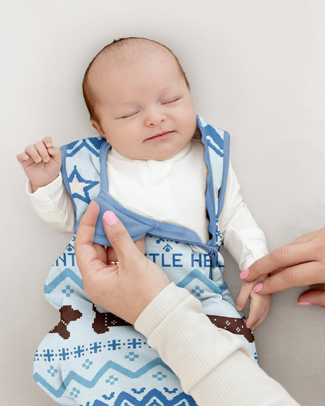 Snowy Puppy Dream Bamboo Sleep Bag