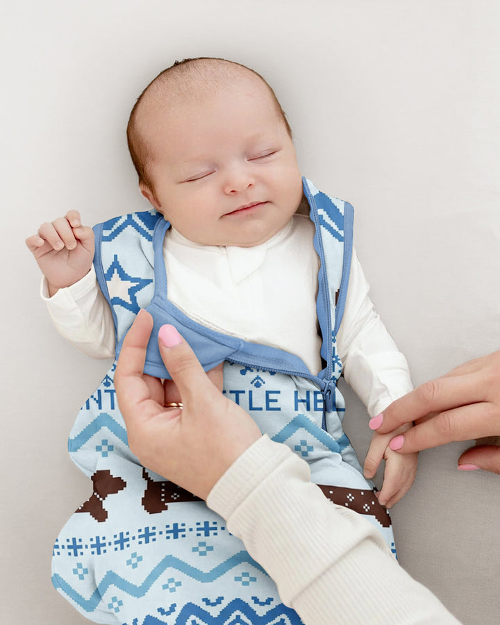 Snowy Puppy Dream Bamboo Sleep Bag