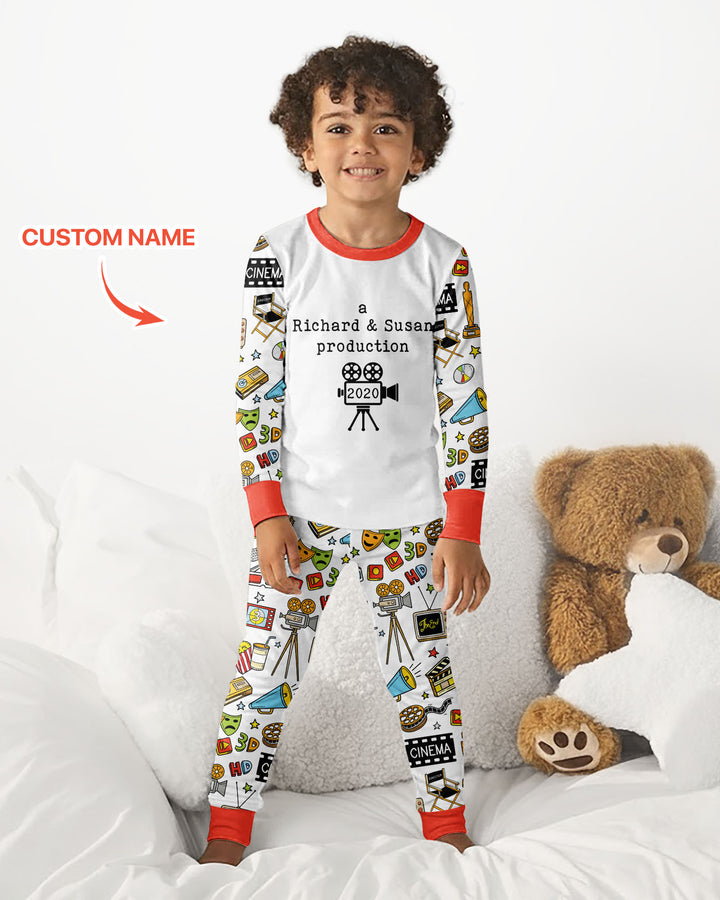 A Mom & Dad Production Bamboo Two Piece Long Sleeve Pajama Set