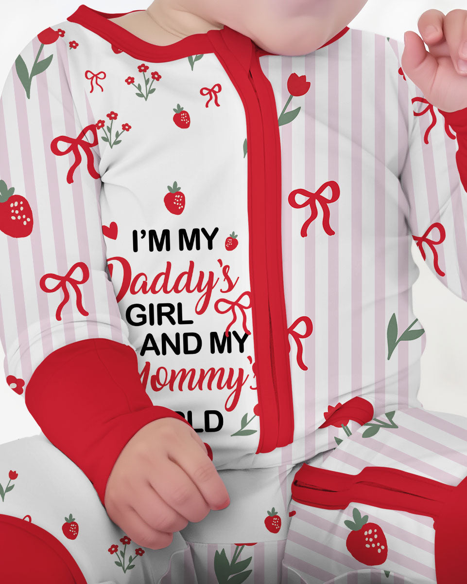 I'm My Daddy's Girl And My Mommy's World Bamboo Convertible Zippy