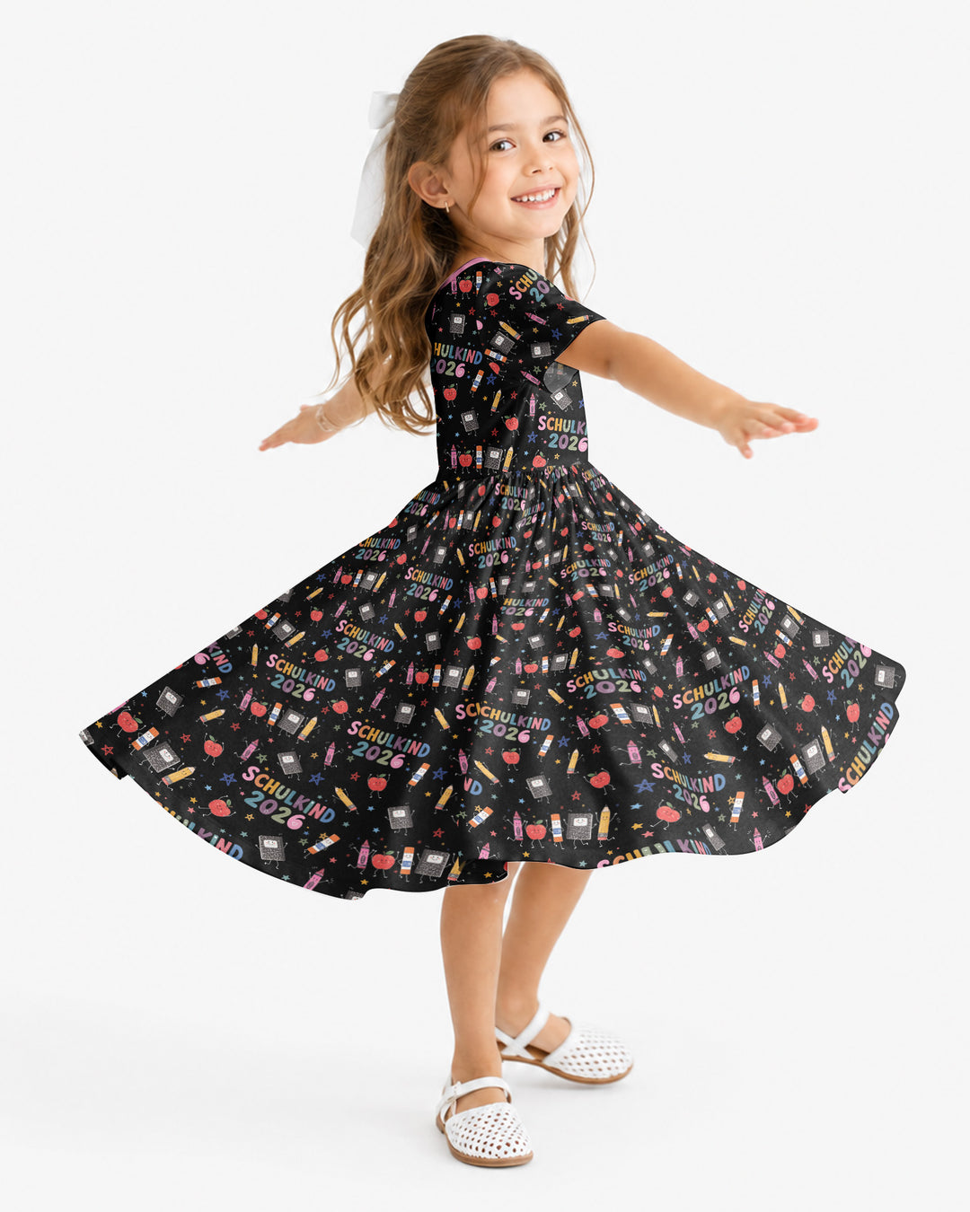 First Day Fun 2026 Bamboo Twirl Dress