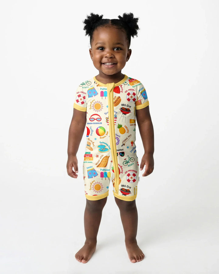 Love Summer Bamboo Shorty Zippy