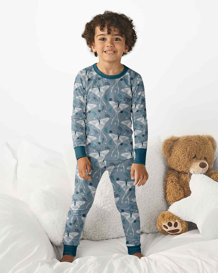 Template Bamboo Two Piece Long Sleeve Pyjamas Set