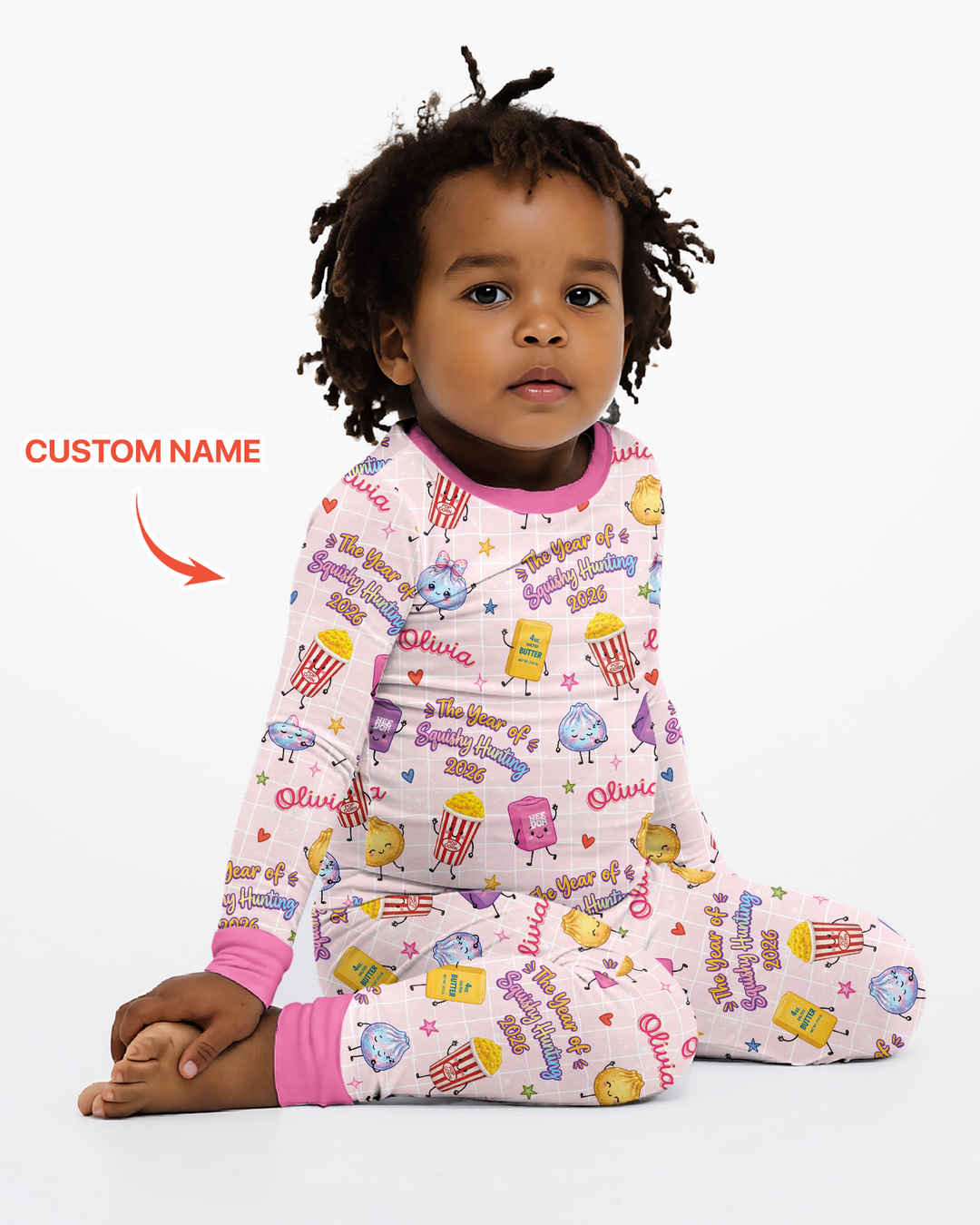 The Year of Squishy Hunting Bamboo Two Piece Long Sleeve Pajama Set