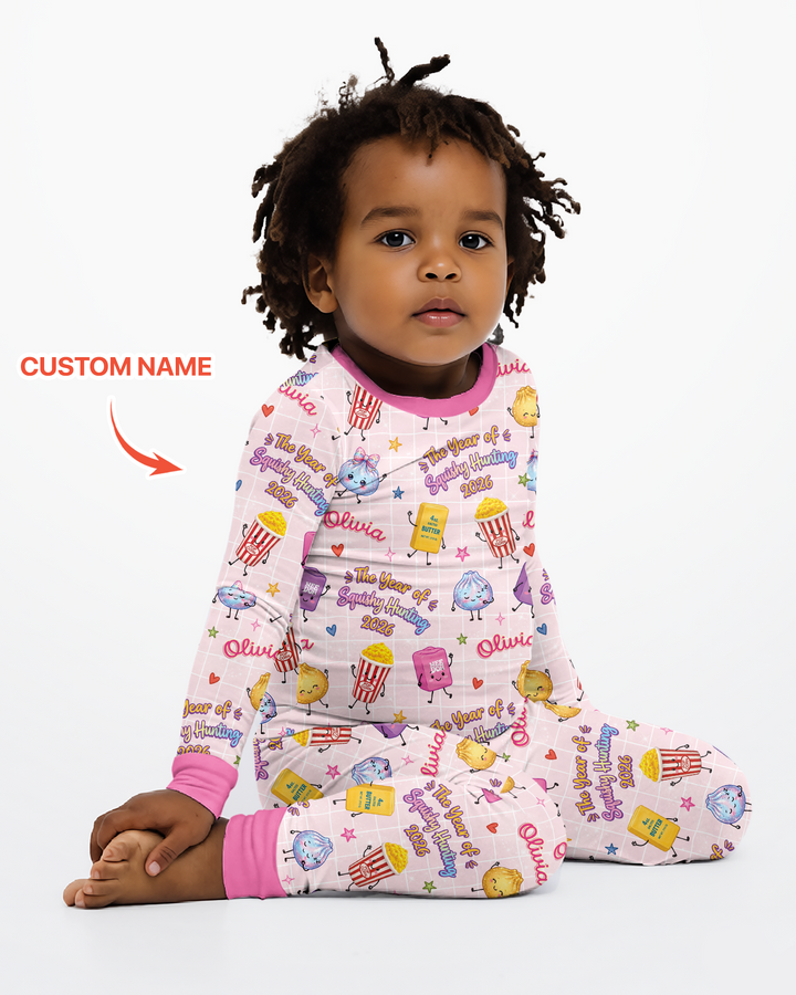 The Year of Squishy Hunting Bamboo Two Piece Long Sleeve Pajama Set
