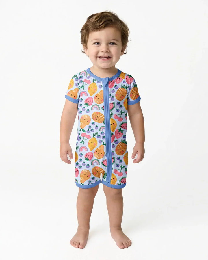 Fruitie Cuties Family Matching Bamboo Shorty Zippy
