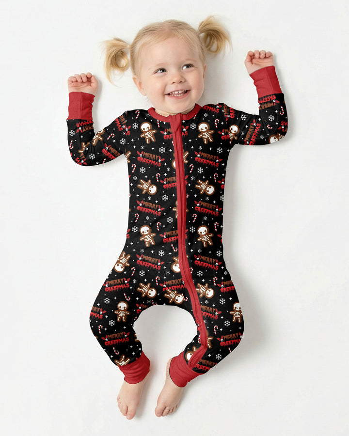 Merry Creepmas Cookies Bamboo Convertible Zippy