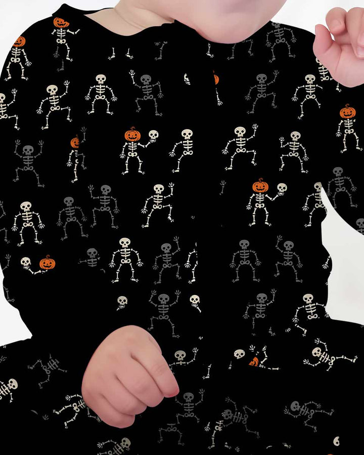 Halloween Dancing Skeleton Bamboo Convertible Zippy