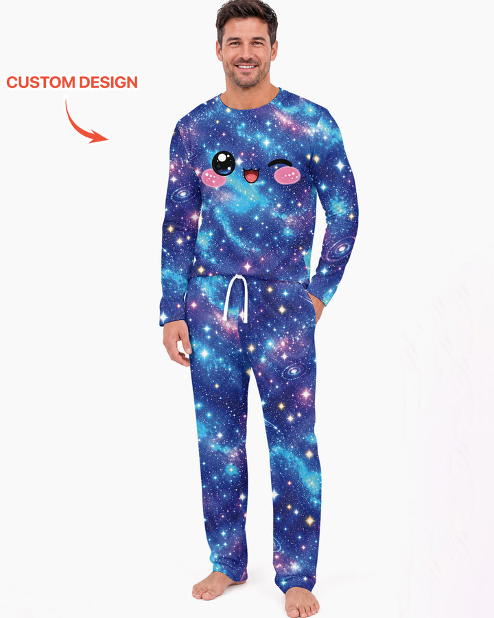 Matching Squishy Dumplings Costume Bamboo Men's Pajama Set