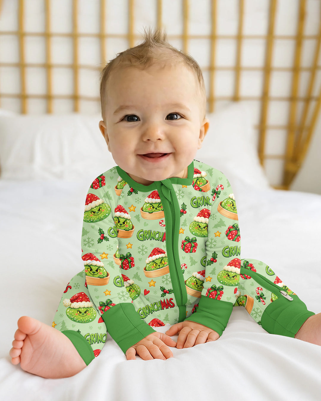 Grinchmas Dumpling Bamboo Convertible Zippy