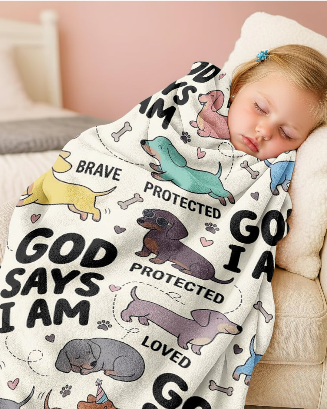 Blessed Little Paws Bamboo Blanket