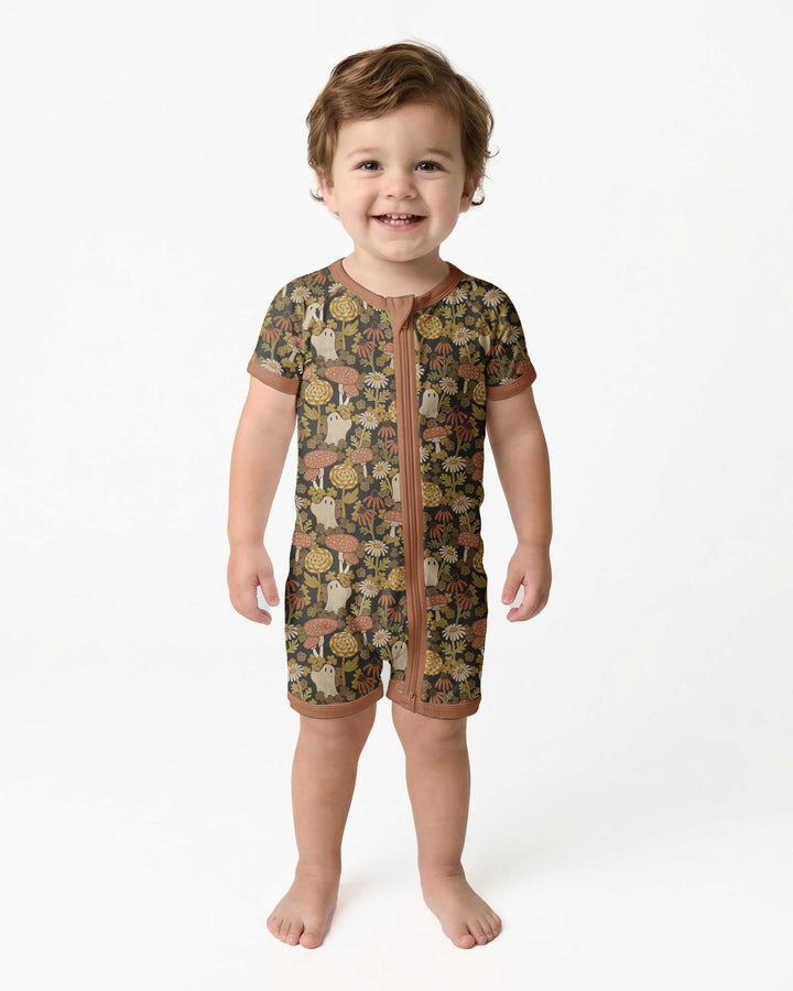 Ghost Garden Dark Autumn Bamboo Shorty Zippy