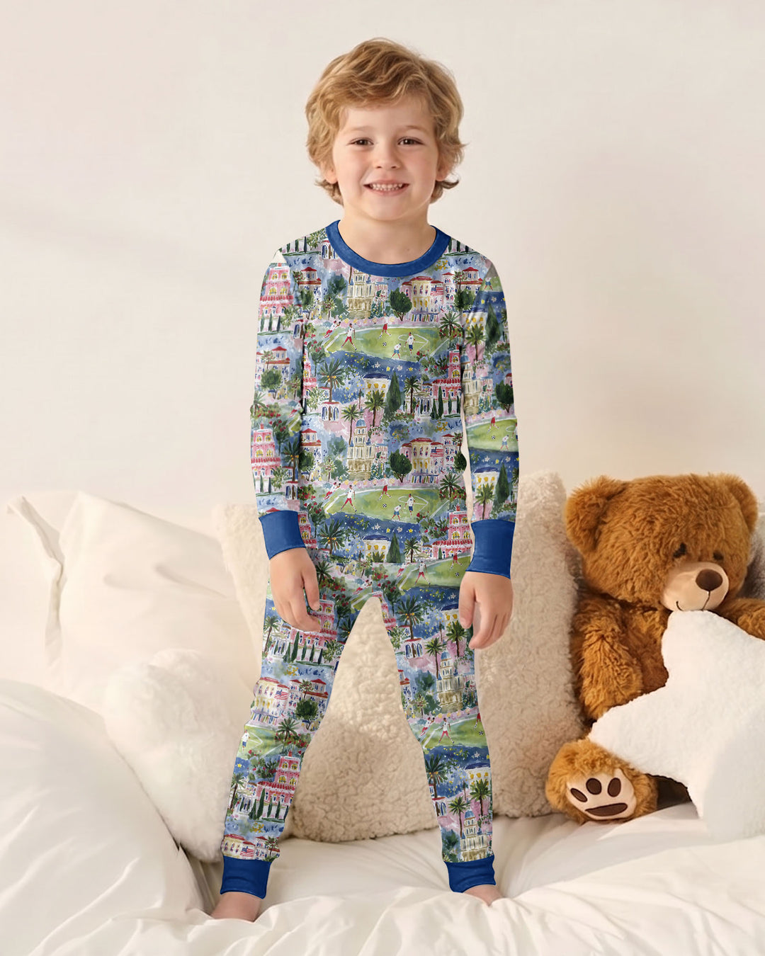 Soccer Tour 2026 Bamboo Two Piece Long Sleeve Pajama Set