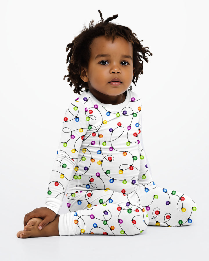 Template Bamboo Two Piece Long Sleeve Pyjamas Set
