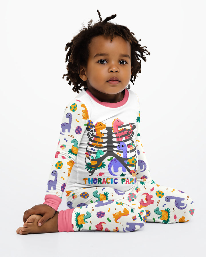 Thoracic Park Bamboo Two Piece Long Sleeve Pajama Set