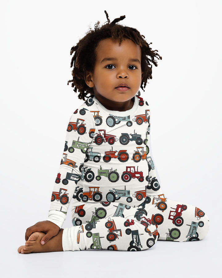 Tiny Tractors Bamboo Two Piece Pyjamas Set