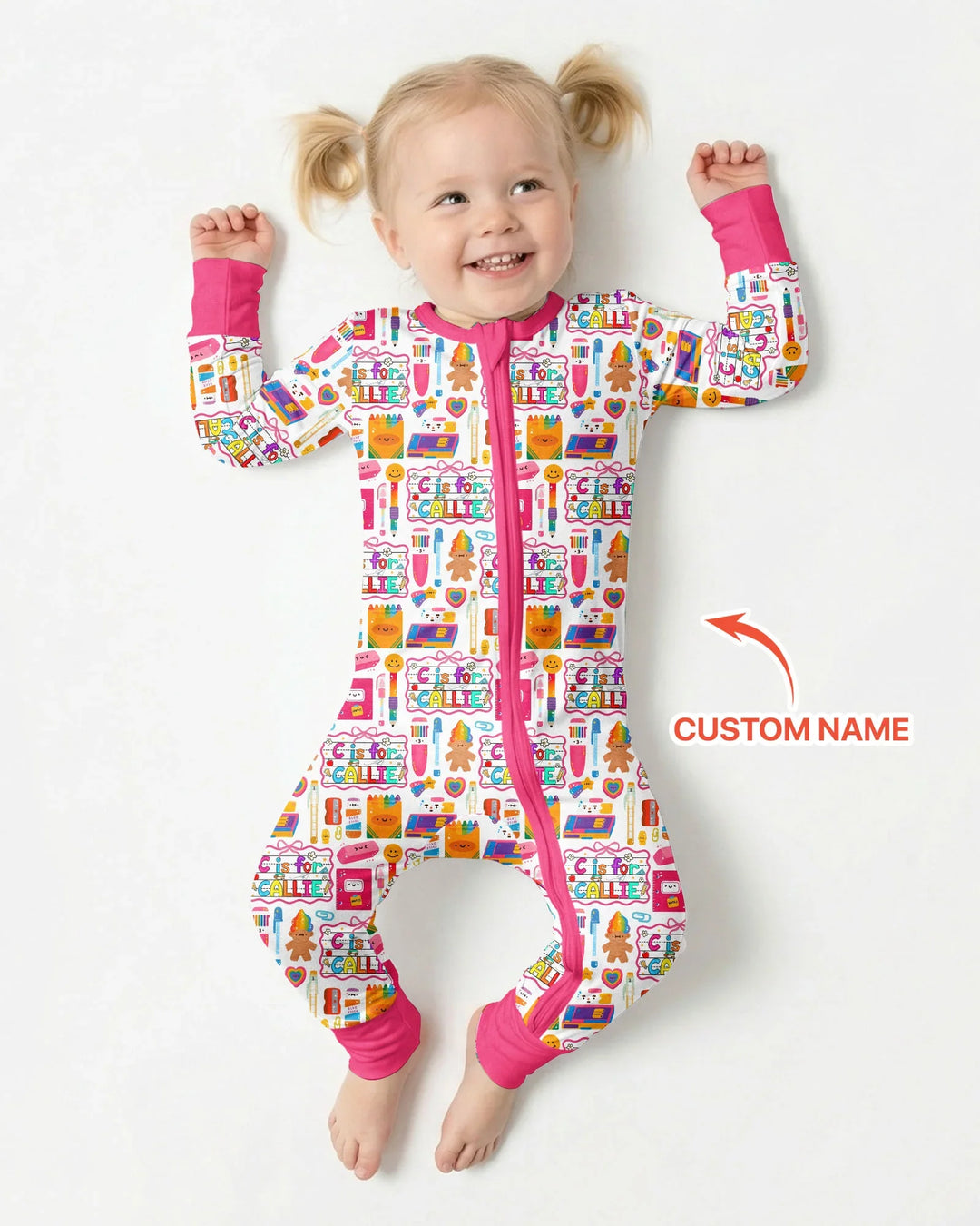 Custom Name Classroom Cuties Bamboo Convertible Zippy