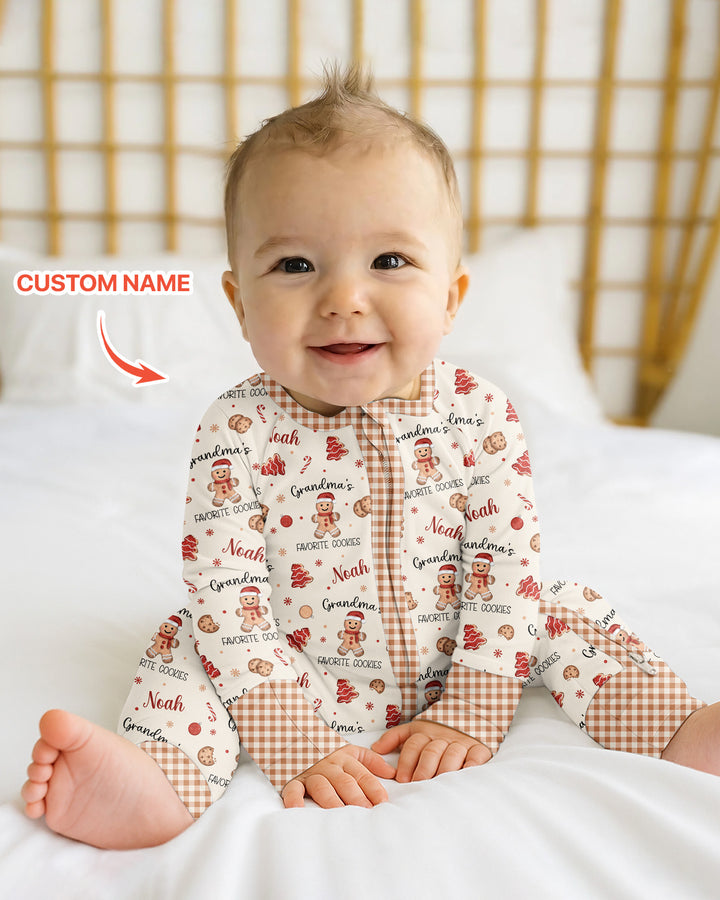 Custom Name Grandma’s Favorite Cookies Bamboo Convertible Zippy
