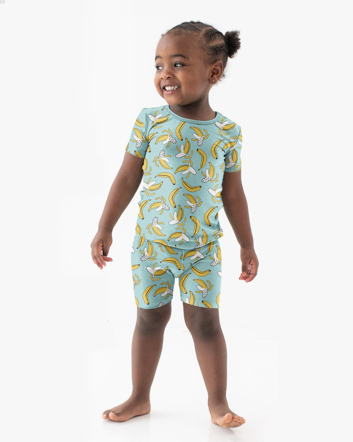 Bananas Bamboo Two Piece Short Sleeve Shorts Pyjamas Set