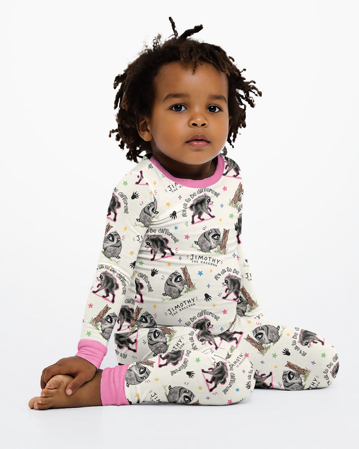 It's Okay to be Jimothy Bamboo Two Piece Long Sleeve Pajama Set