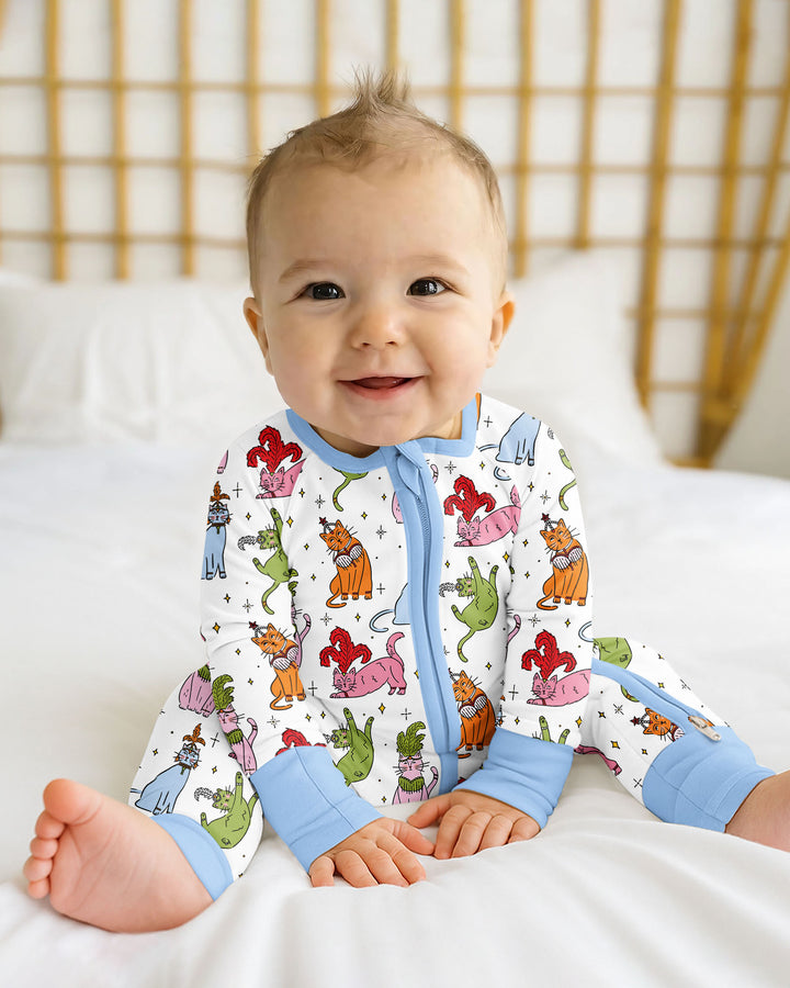Whimsical Cats Bamboo Convertible Zippy