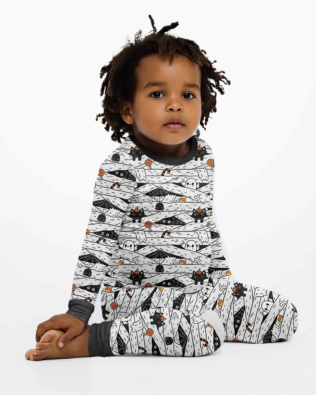 Template Bamboo Two Piece Long Sleeve Pyjamas Set