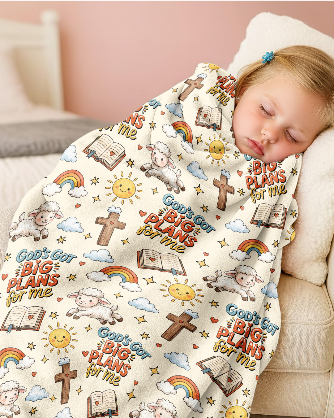 God's Got Big Plans For Me Bamboo Blanket