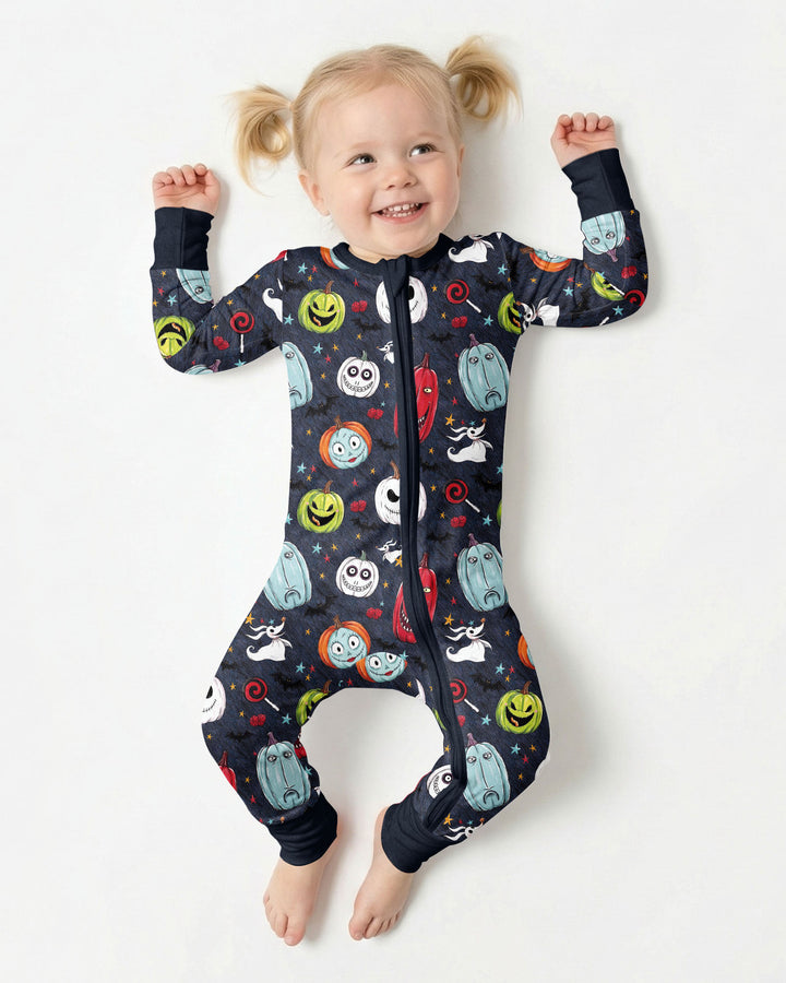 Nightmare Pumpkin Bamboo Convertible Zippy