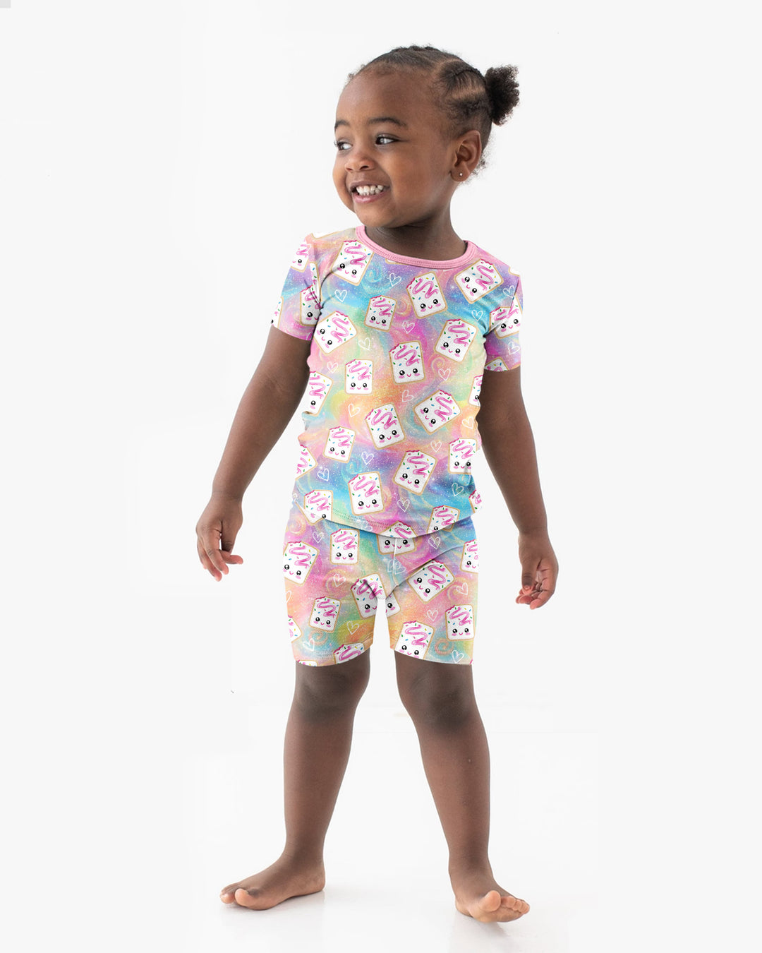 Template Bamboo Two Piece Short Sleeve Shorts Pyjamas Set